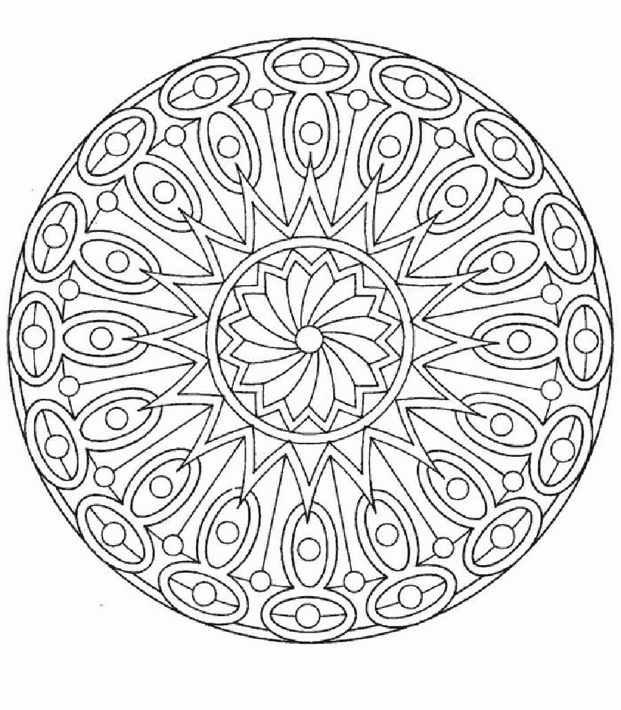 Mandalas Abstraits 129